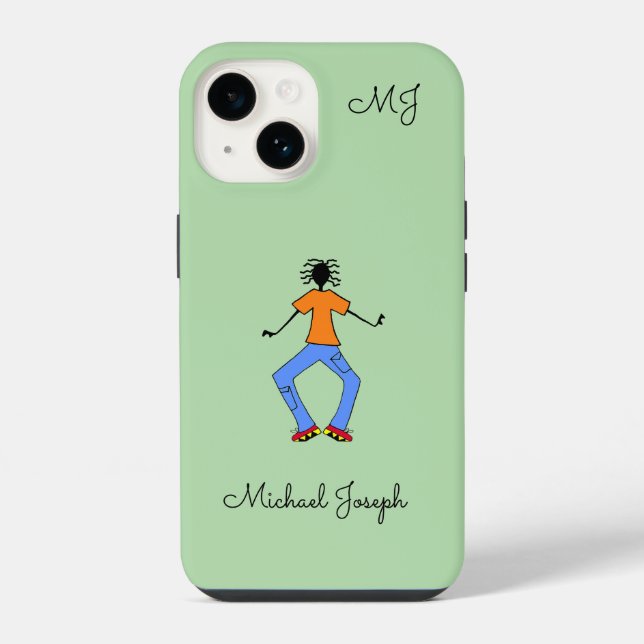 Coque iPhone Art africain, Maître Danseur  (Verso)