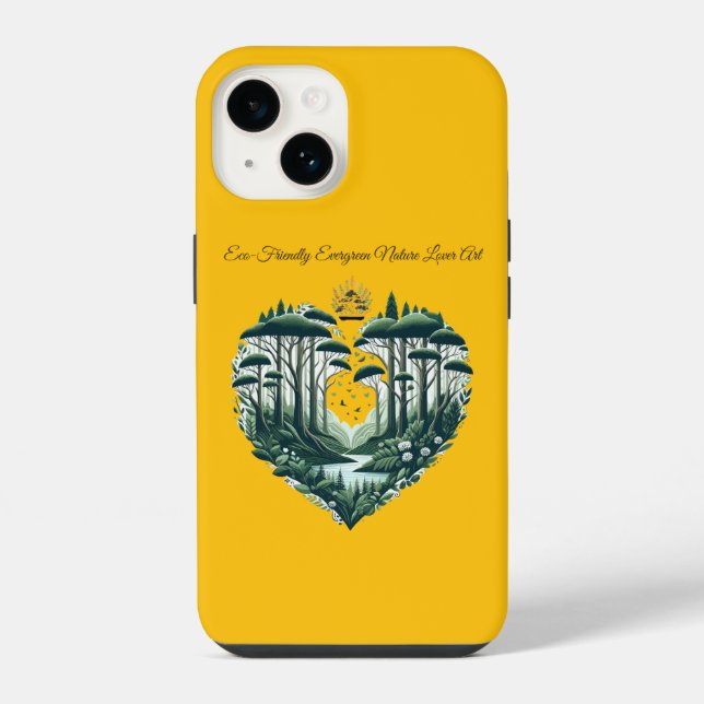 Coque iPhone Art Amant de la Nature Éternelle  (Verso)