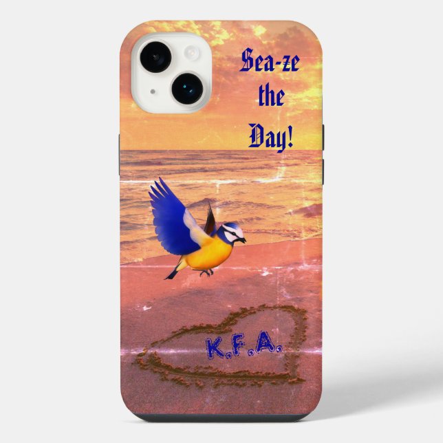 Coque iPhone Art Bird Seabird Beach (Verso)