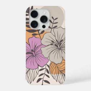 Coque iPhone 15 Pro Art botanique paradis tropical, Art mural Boho 