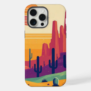Coque iPhone 15 Pro Max Art coloré du désert du sud-ouest