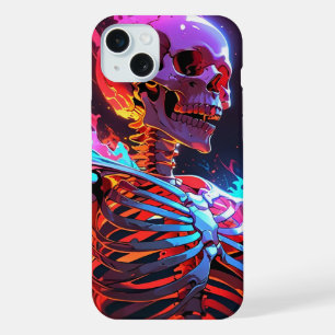 Coque iPhone 15 Plus Art crâne