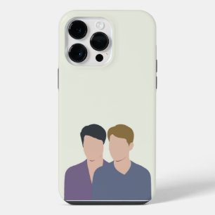 Coque Pour Pour iPhone 14 Pro Max Art de couple minimaliste esthétique moderne