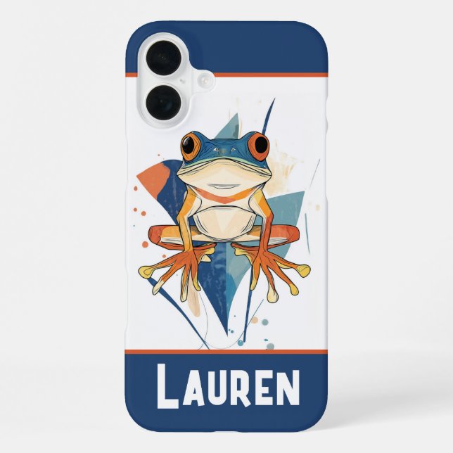 Coque iPhone Art de grenouille fantastique (Verso)