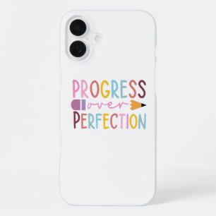 Coque iPhone 16 Plus Art de la progression plutôt que de la perfection