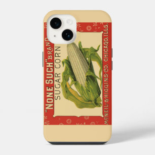 Coque Pour iPhone 14 Art de l'étiquette de légume vintage, None Such Su
