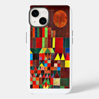 Coque Pour iPhone 14 art de Paul Klee : Château et Soleil, peinture de