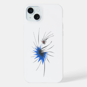 Coque iPhone 15 Plus Art de tatouage tribal abstrait coloré coccinelle