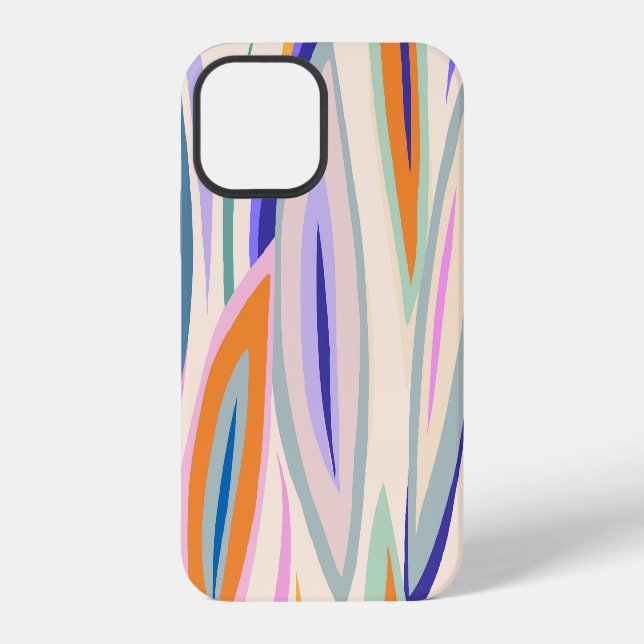 Coque iPhone Art d'été : Motif de collage créatif (Verso)