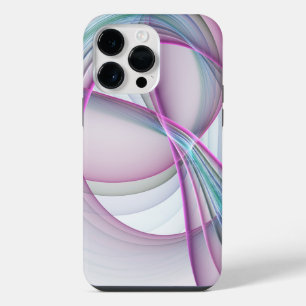 Coque Pour Pour iPhone 14 Pro Max Art fractal abstrait coloré en mouvement