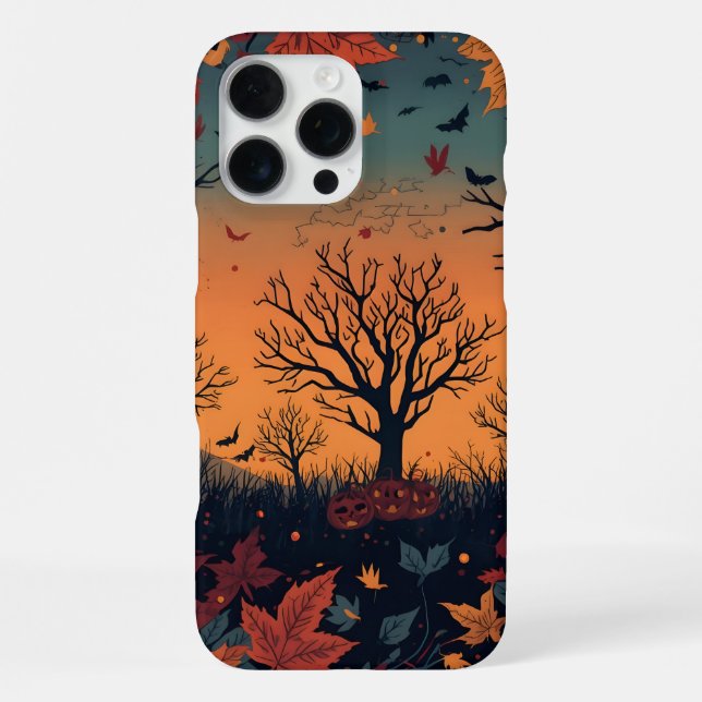 Coque iPhone Art inspiré de l'automne (Verso)