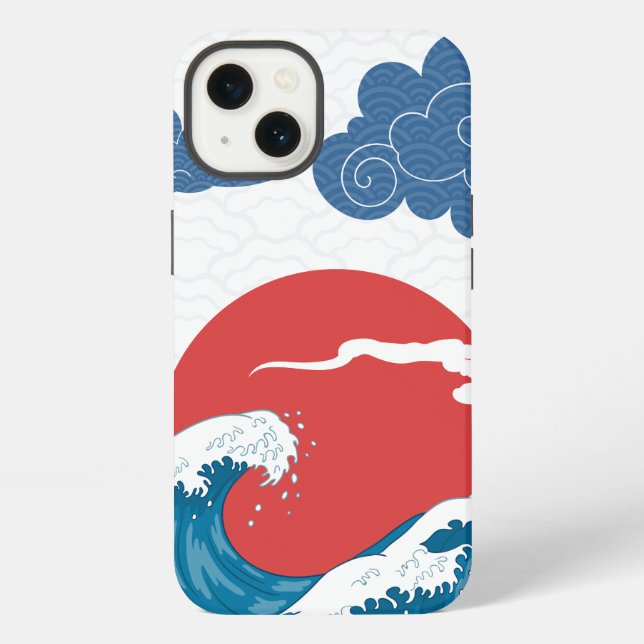 Coque iPhone Art minimal japonais (Verso)