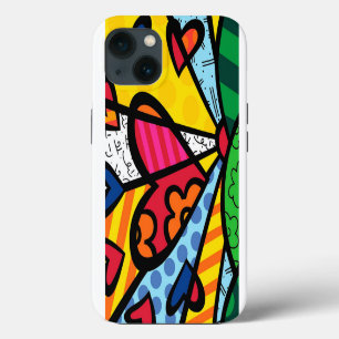 Etui iPhone 13 Art moderne de Romero Britto