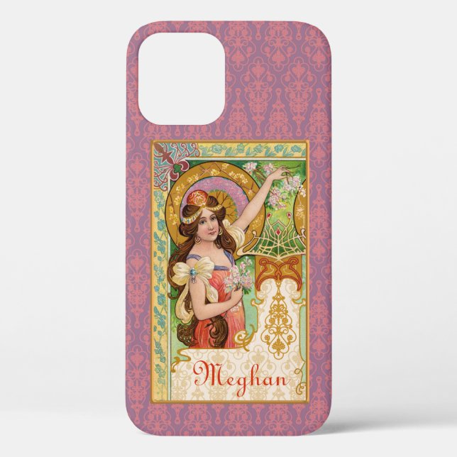 Coque iPhone Art nouveau de printemps (Verso)