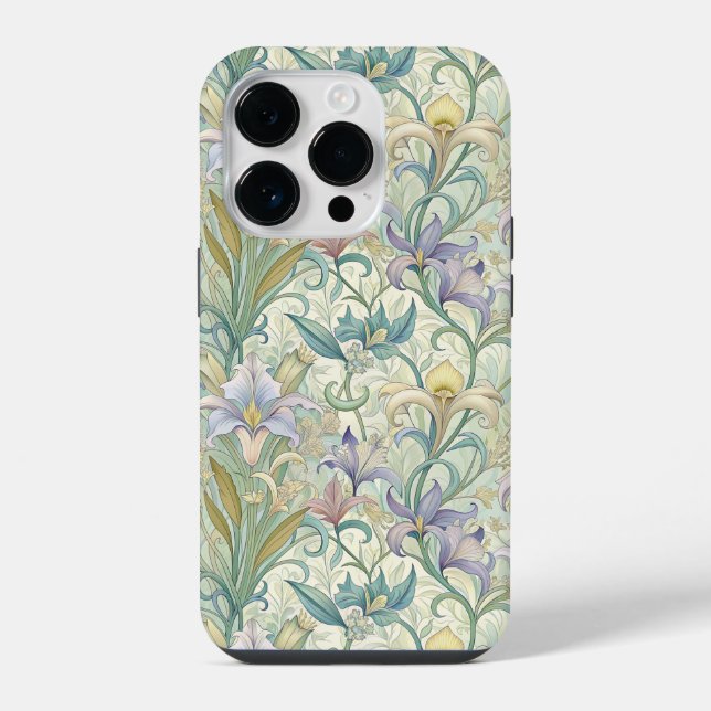 Coque iPhone Art Nouveau Vintage Moderne (Verso)