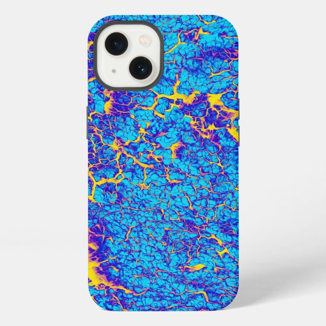 Coque iPhone Art numérique abstrait moderne cool (Verso)