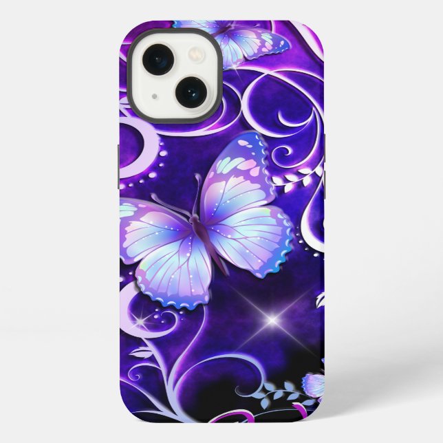 Coque iPhone Art Papillon 3 (Verso)