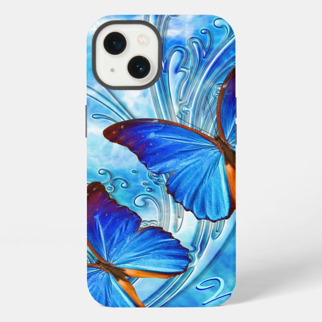 Coque iPhone Art papillon 37 Options (Verso)