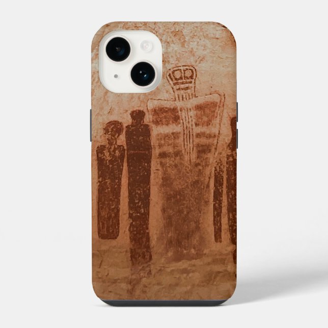 Coque iPhone Art Petroglyph Rock (Verso)