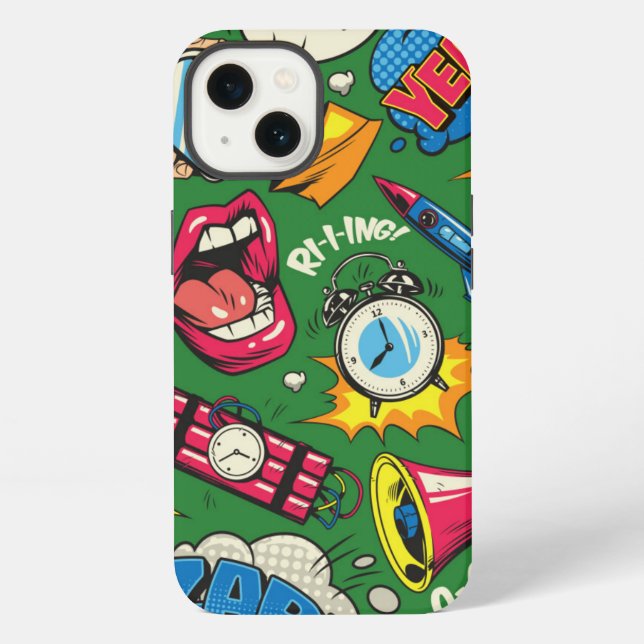 Coque iPhone Art Populaire (Verso)