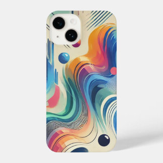 Coque Pour iPhone 14 "Art rayonnant Abstrait"
