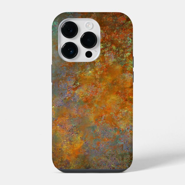 Coque iPhone Art Rustique Industriel Rouillé (Verso)