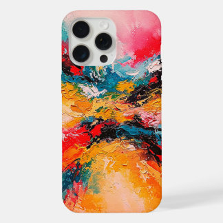 Coque iPhone 15 Pro Max Arte Abstracto Colorido