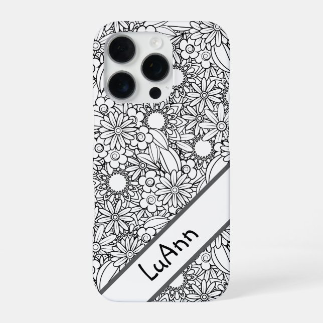 Coque iPhone Artsy Daisy May (Verso)