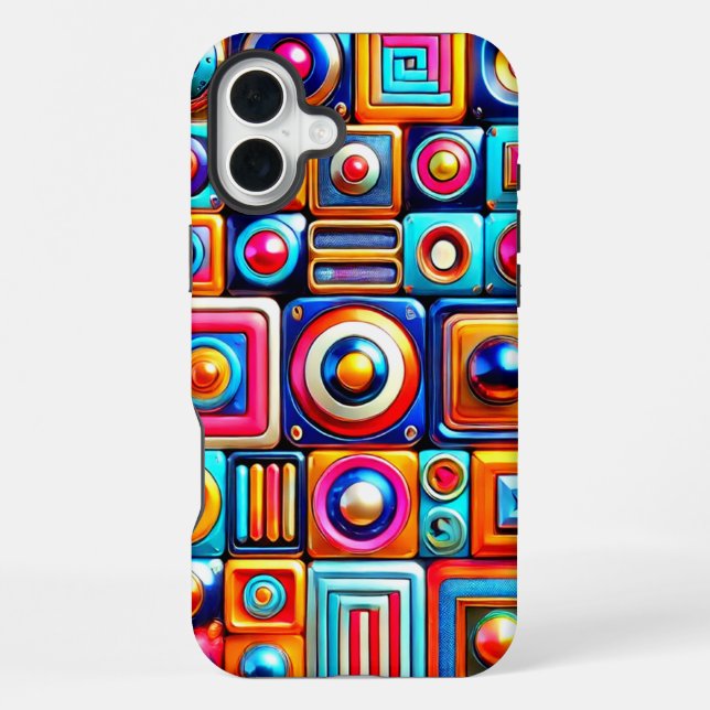 Coque iPhone Artsy Design Téléphone Case (Verso)