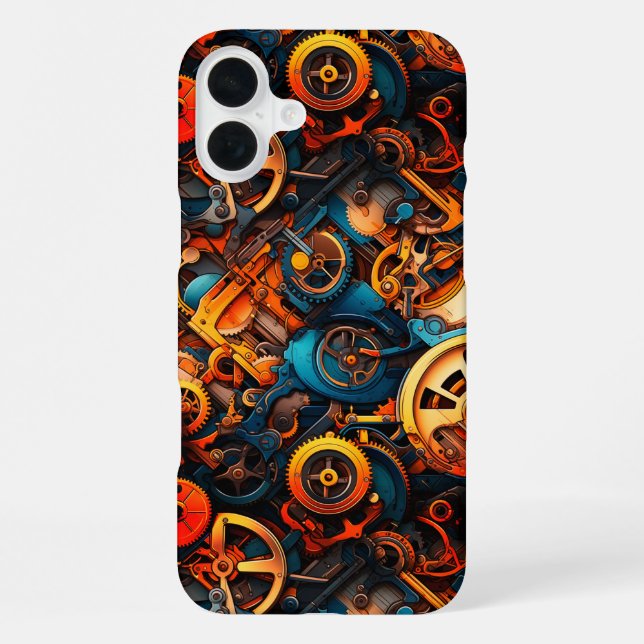 Coque iPhone Artsy Gears (Verso)