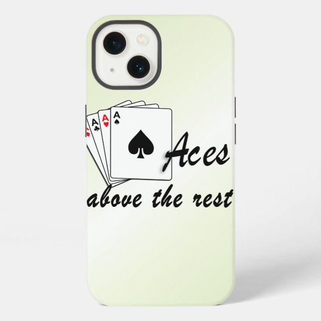 Coque iPhone As au-dessus du reste vert (Verso)