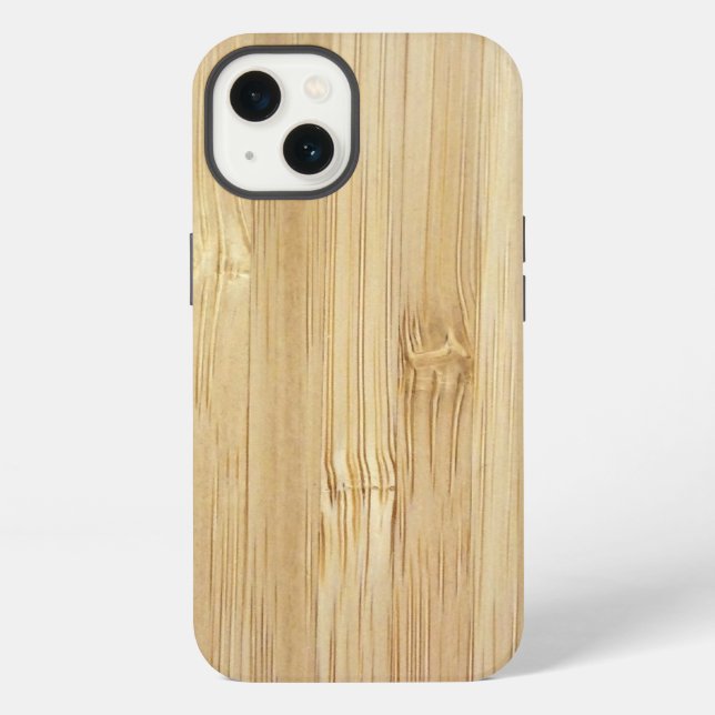 Coque iPhone Aspect bambou (Verso)