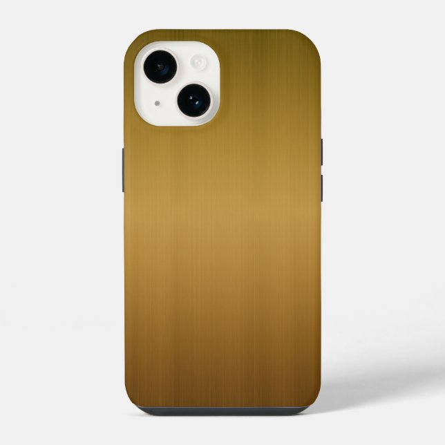 Coque iPhone Aspect cuivre brossé (Verso)