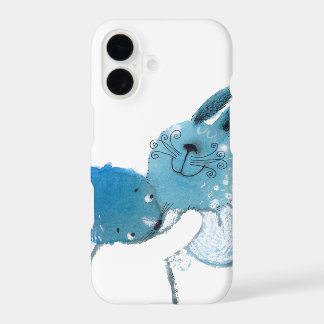 coque iphone assez bleu de lapins