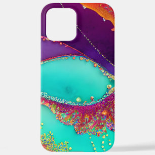 Coque iPhone 12 Pro Max Assez d'Art de Plage Abstrait