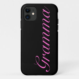 Coque iphone assez noir de gramma