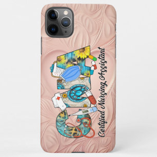 Coque iPhone 11Pro Max Assistant en soins infirmiers certifié de l'AIIC
