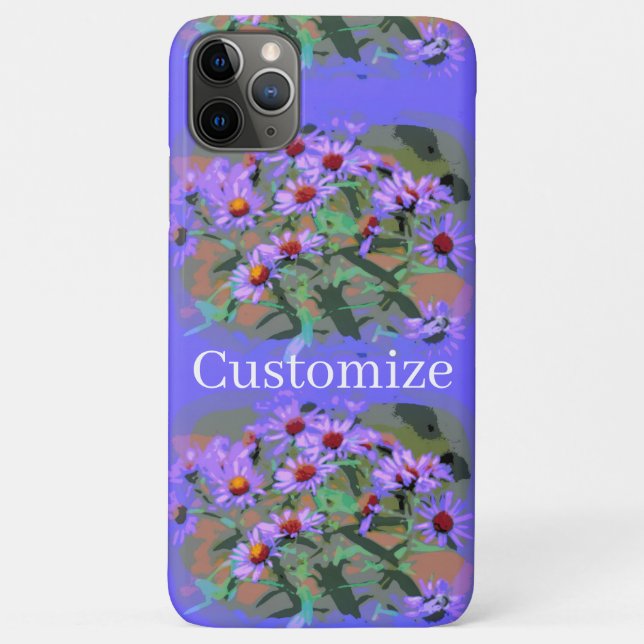 coque iphone aster violet (Dos)
