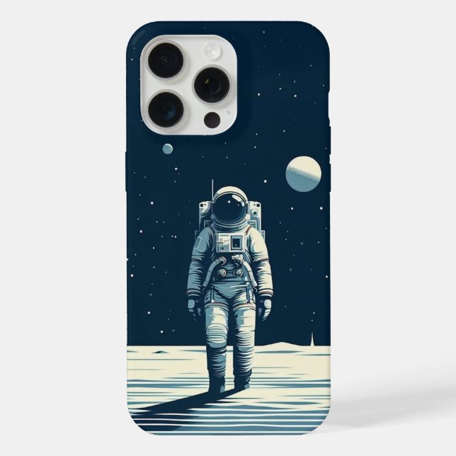 Coque iPhone Astronaut sur la planète (Verso)
