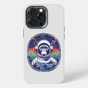 Etui iPhone 13 Pro Astronaute du singe spatial
