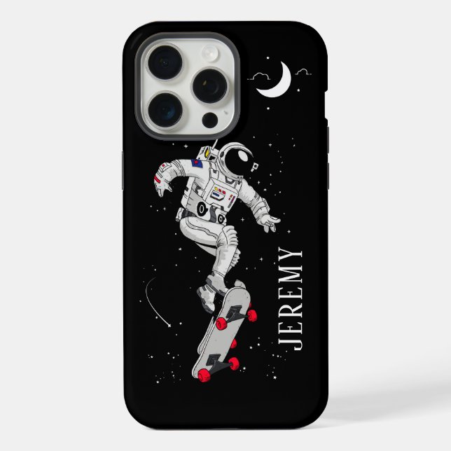 Coque iPhone Astronaute en skateboard  (Verso)