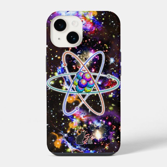 Coque iPhone Atomique galactique (Verso)