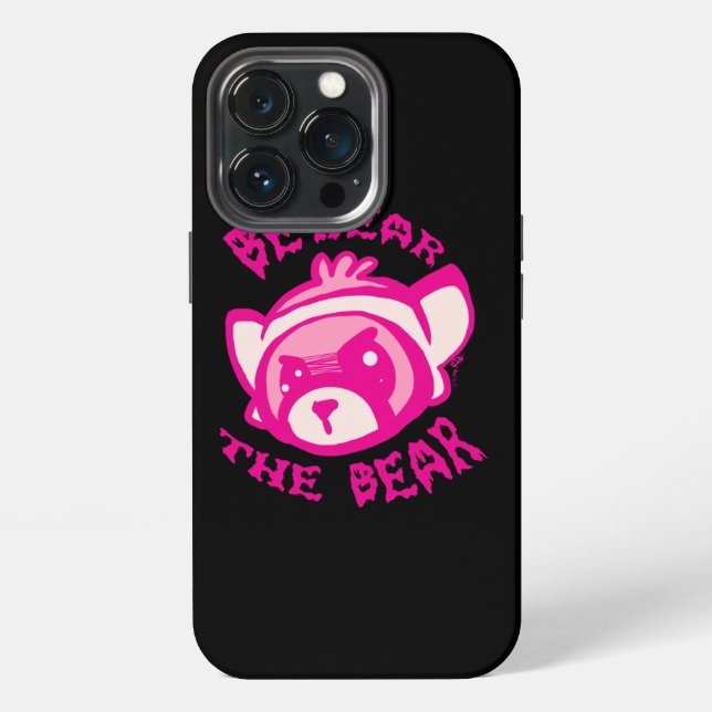 Coque iPhone ATTENTION À L'OURS Pullover (Dos)