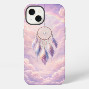 Etui iPhone 13 Attrape-rêves avec Plumes et Nuages