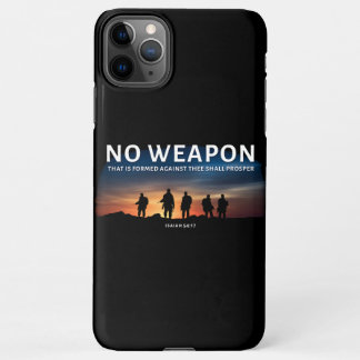 Coque iPhone 11Pro Max Aucune Arme Formée Contre Vous Prospère Bible