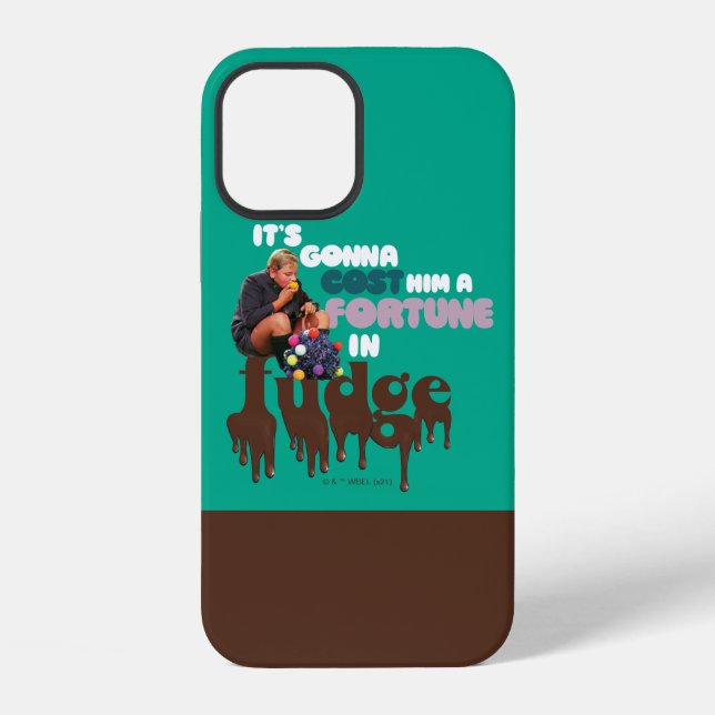 Coque iPhone Augustus Gloop - Une fortune en caramel (Verso)
