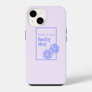 Coque Pour iPhone 14 Aujourd'hui est votre jour de chance, Chanceuse, F
