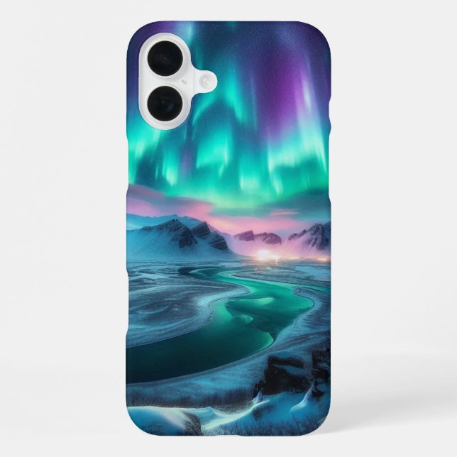 Coque iPhone Aurora Borealis (Verso)