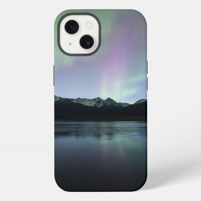 Coque iPhone Aurora rose (Verso)