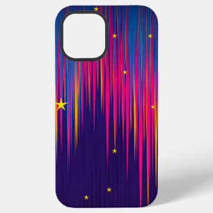 Coque iPhone 12 Pro Max Aurore Boréale abstraite colorée (tous les télépho